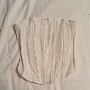 GARAGE White Corset Top
